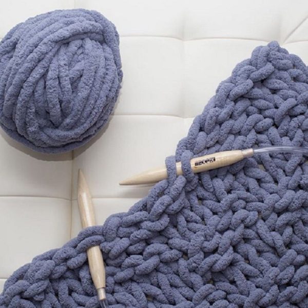 250g Chenille Thick Chunky Yarn For Knitting Merino Wool Yarn 2cm Thick Yarns For Hand knitting Blanket Crochet Nest