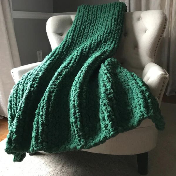 Handmade Chunky Knit Blanket