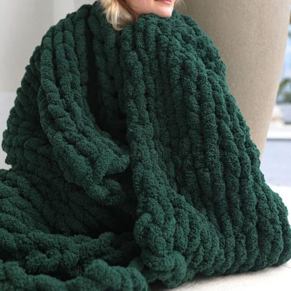 Handmade Chunky Knit Blanket