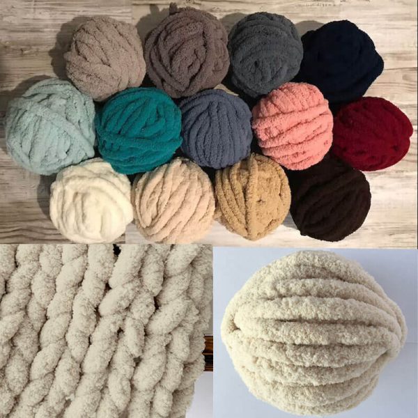 Chunky yarn, Arm Knitting Yarn, Chunky Chenille Yarn