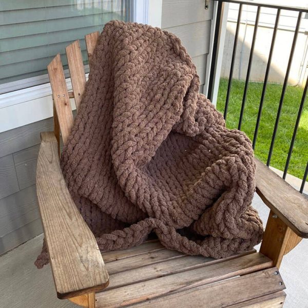 Handmade Chunky Knit Blanket
