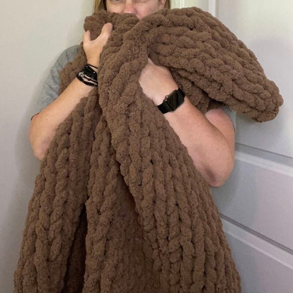 Handmade Chunky Knit Blanket