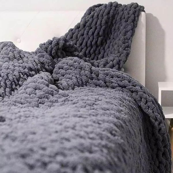 Handmade Chunky Knit Blanket