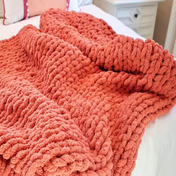 Handmade Chunky Knit Blanket