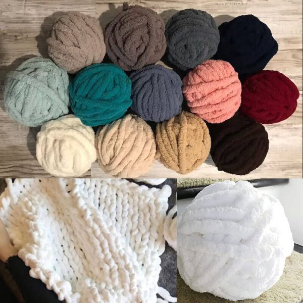 Chunky yarn, Arm Knitting Yarn, Chunky Chenille Yarn