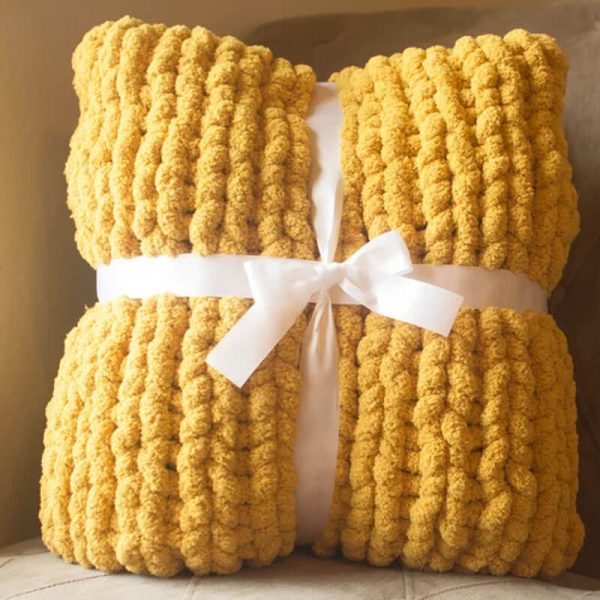 Handmade Chunky Knit Blanket