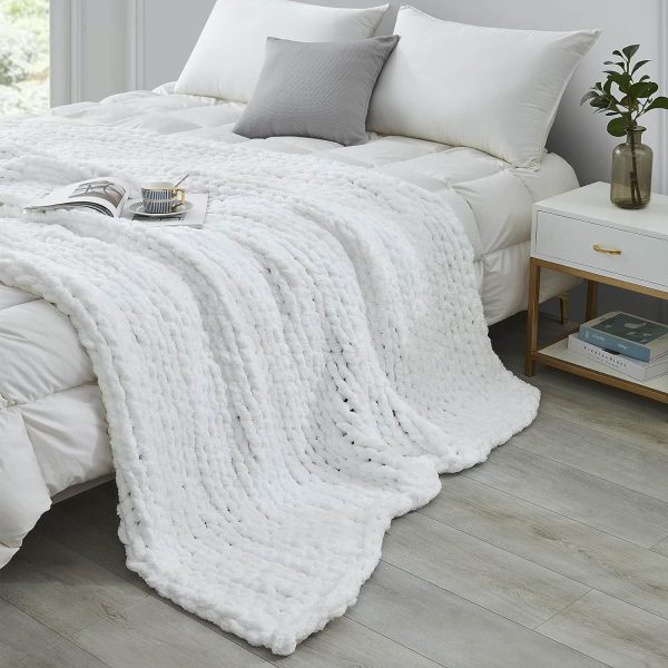 Chunky Knit Chenille Blanket