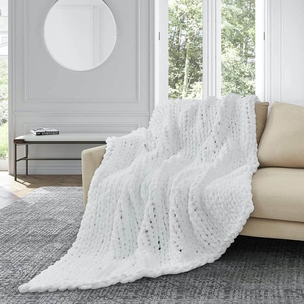 Chunky Knit Chenille Blanket